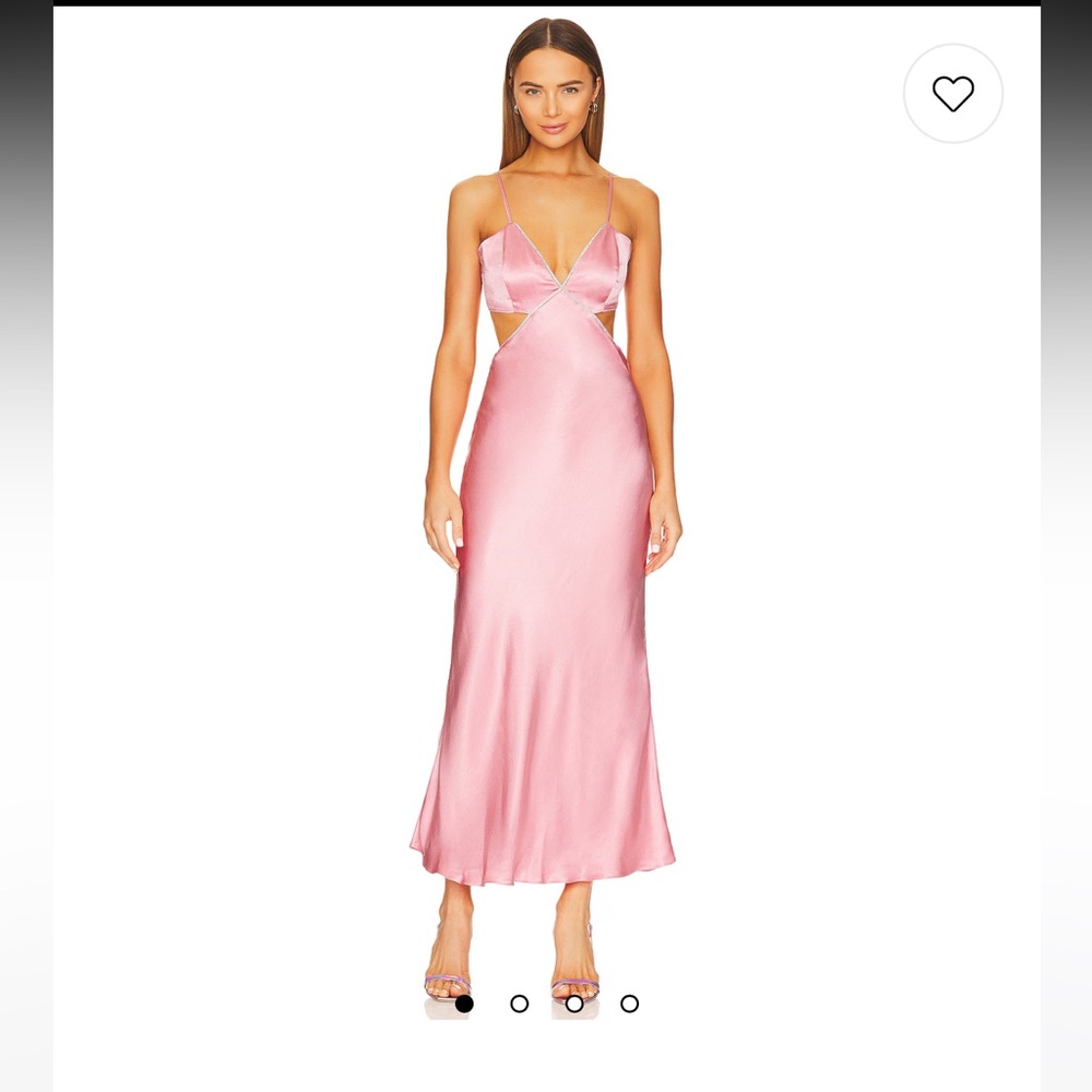 Revolve Rose Diamond Slip Dress